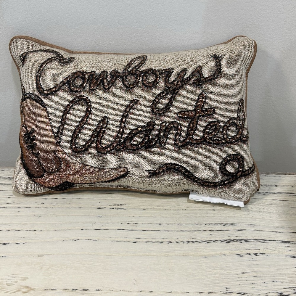 Cowgirl, Cowboy Reversible Pillow - Picture 2 of 2